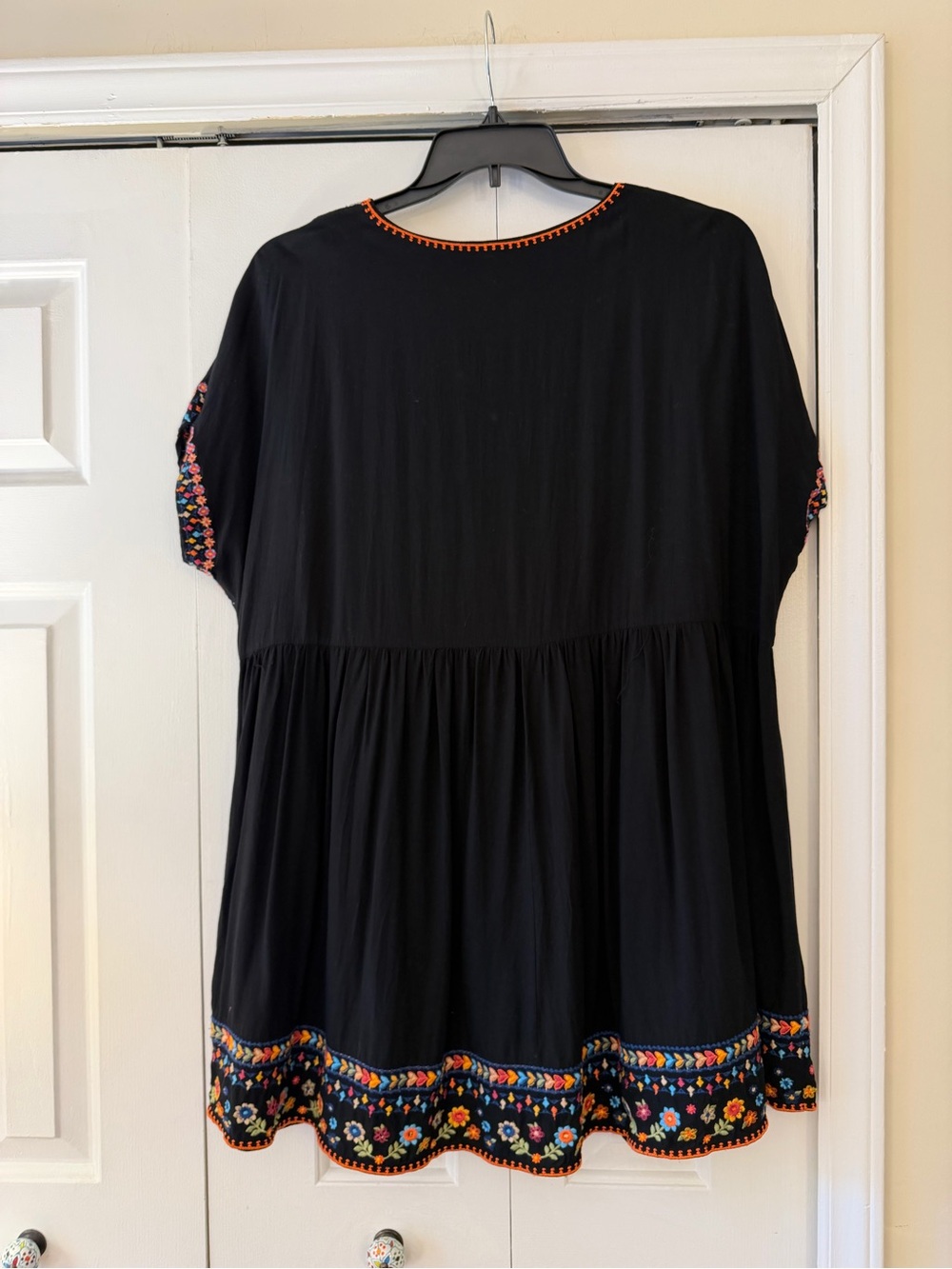 NWOT Savanna Jane Embroidered Boho Tunic, Dress, or Swimsuit Coverup 2X - Picture 4 of 5